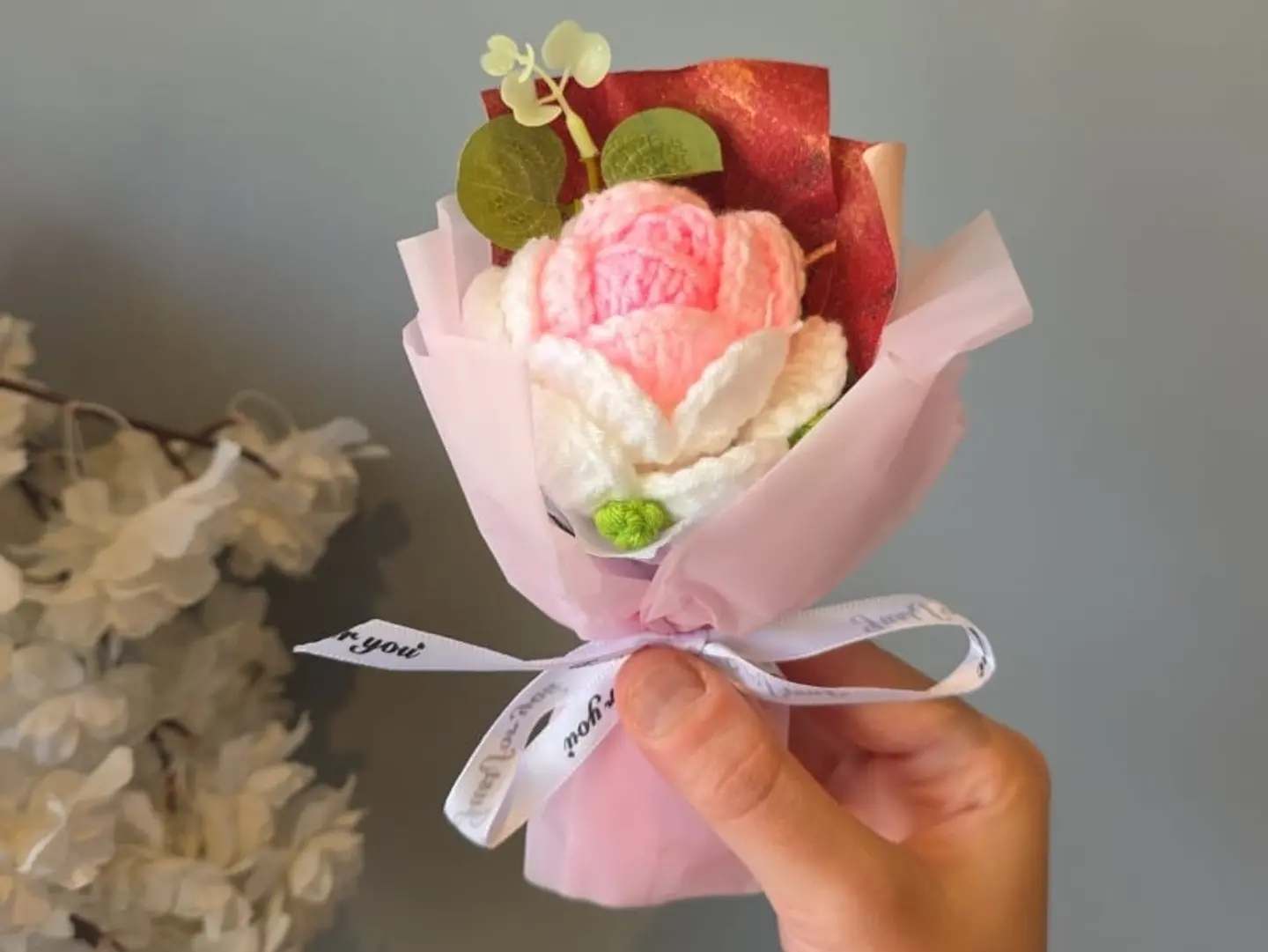 Mini Pink Rose Bouquet