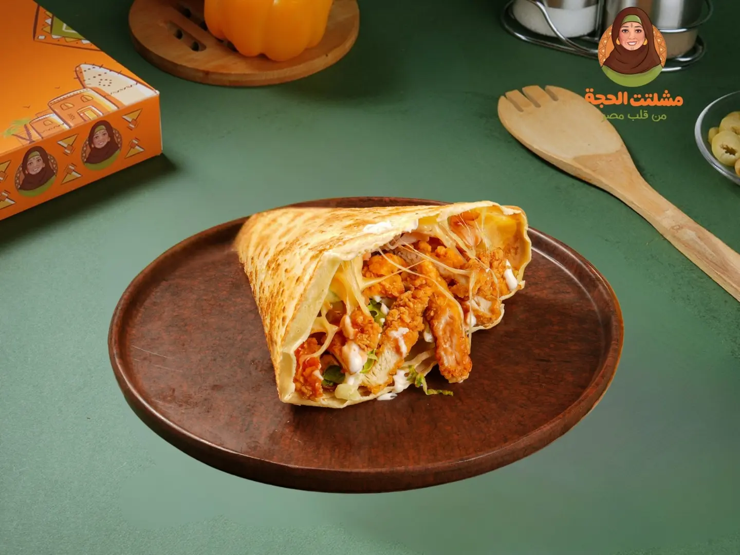 Spicy Chicken Zinger Crepe