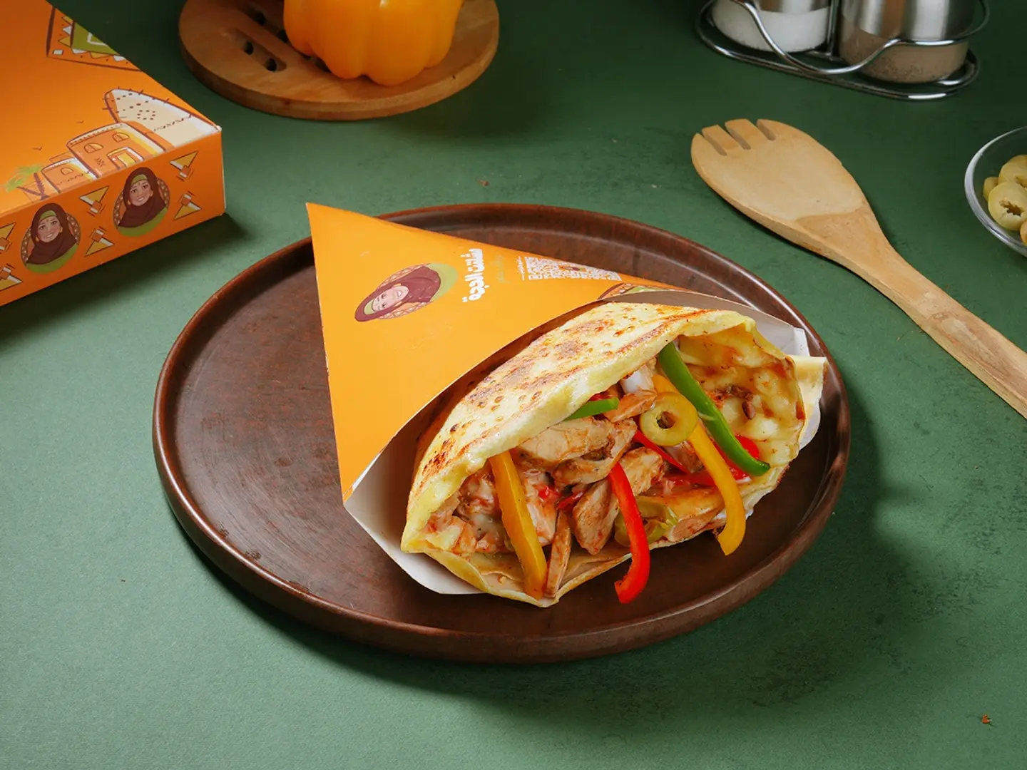 Chicken Fajita Crepe