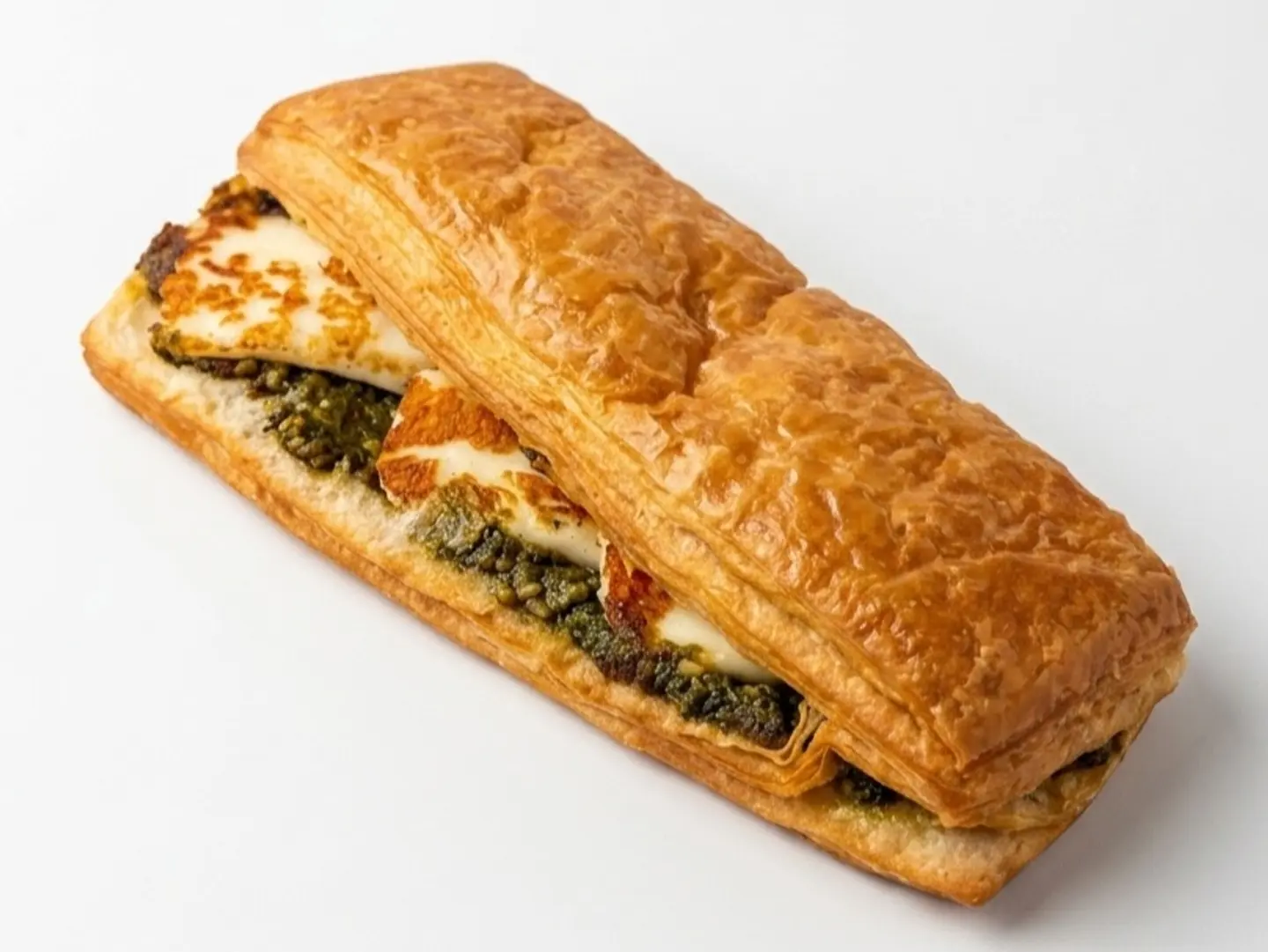 Pesto Halloumi Pie