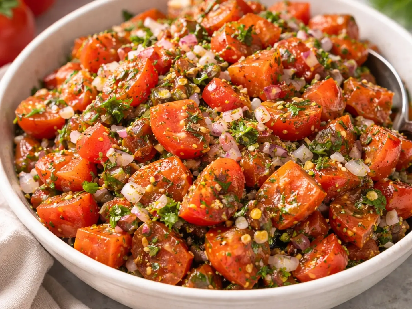 Spiced Tomato Salad
