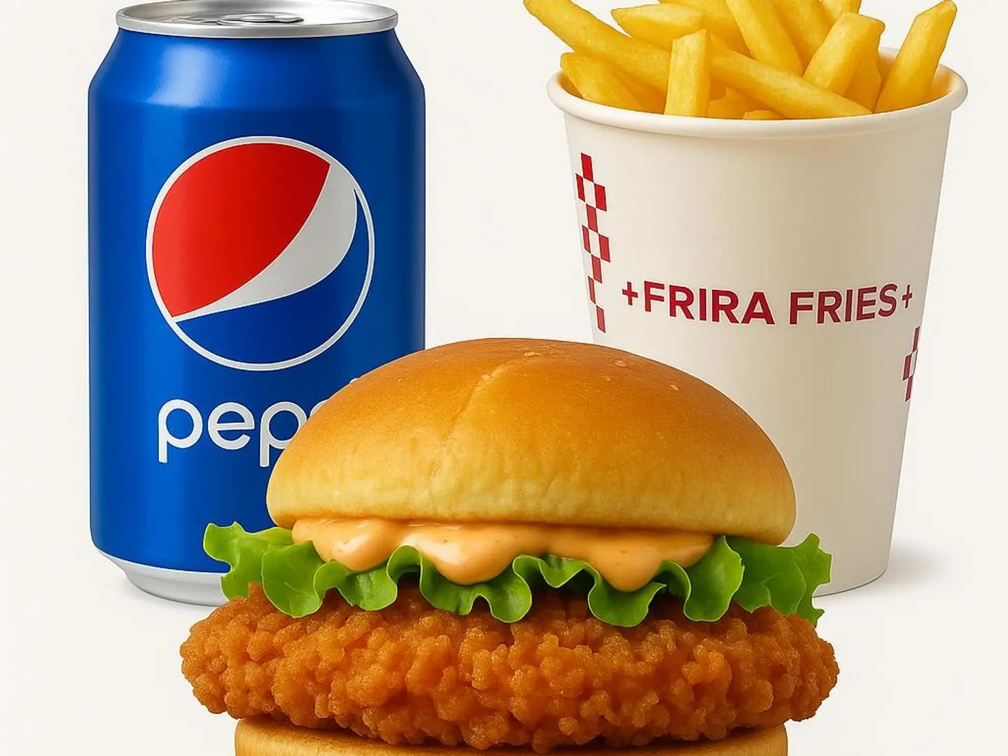 وجبة كرسبي زنجز فريرا