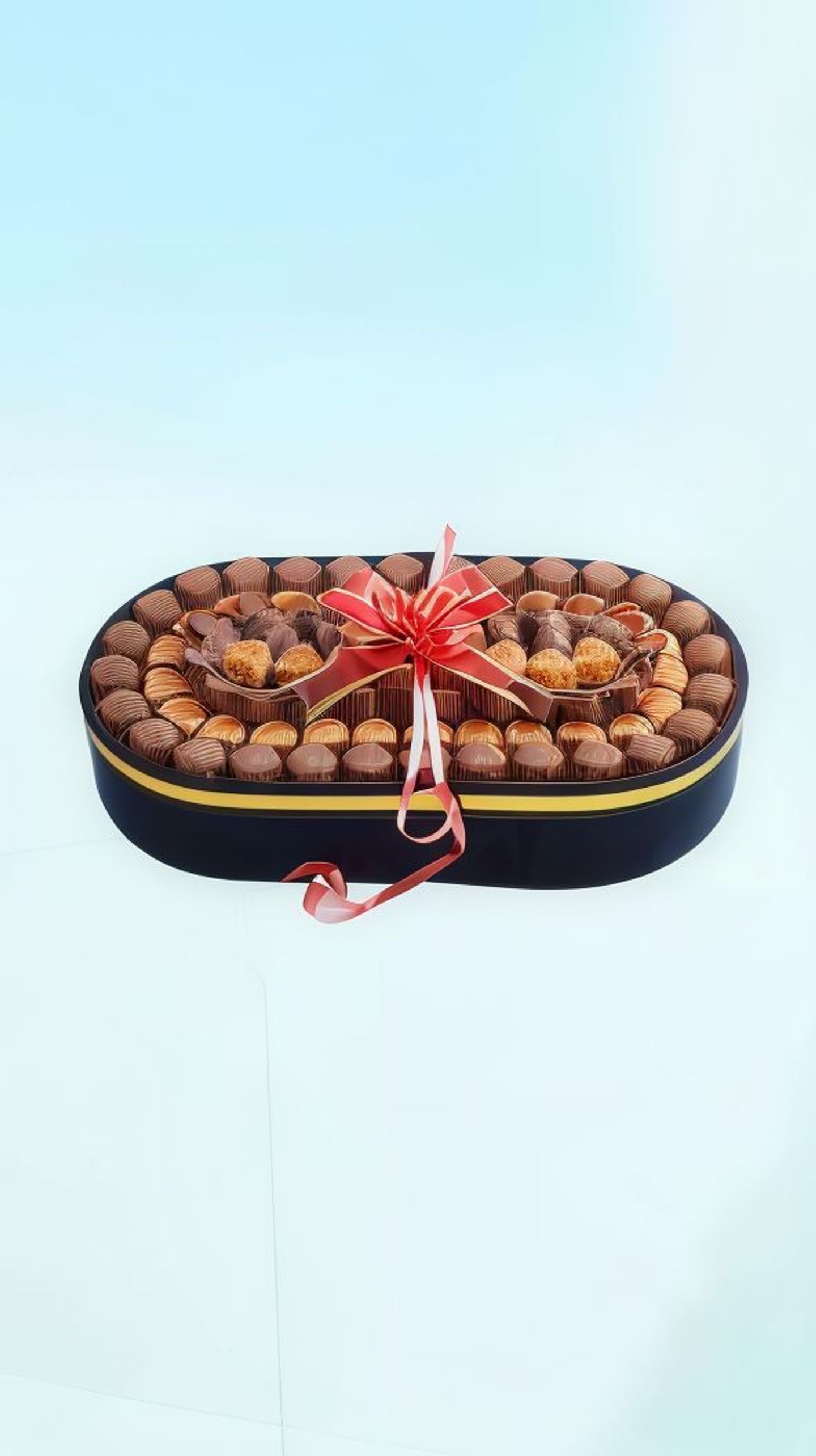 صينية شوكولاته مكشوف فاخر صغير