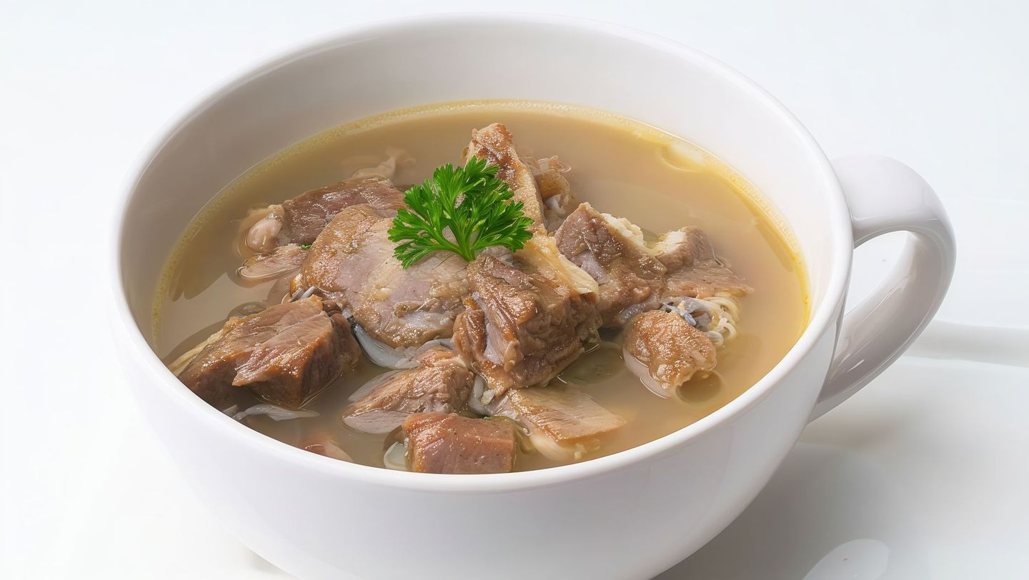 لحمه بالشوربه