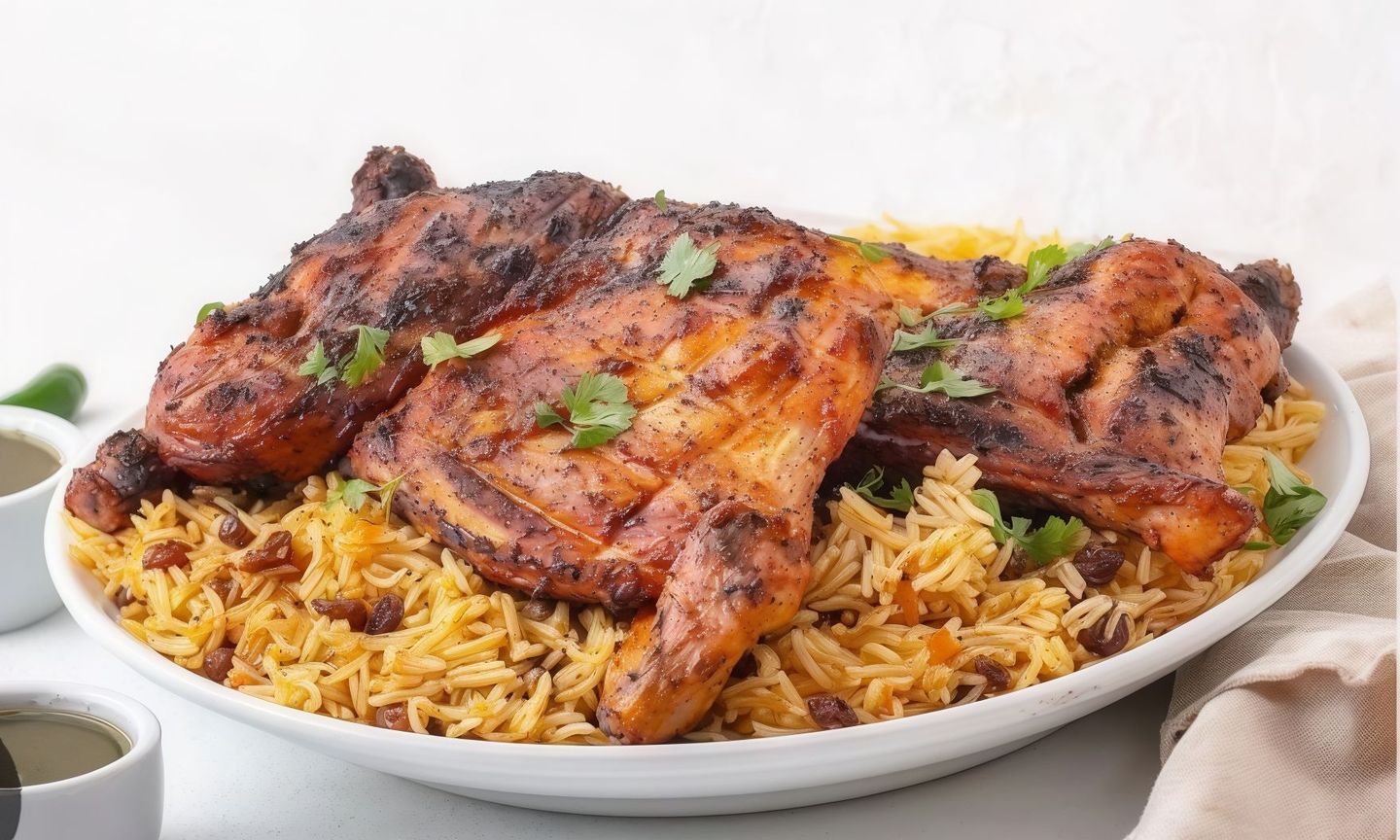 دجاج عالفحم - حبة دجاج كاملة