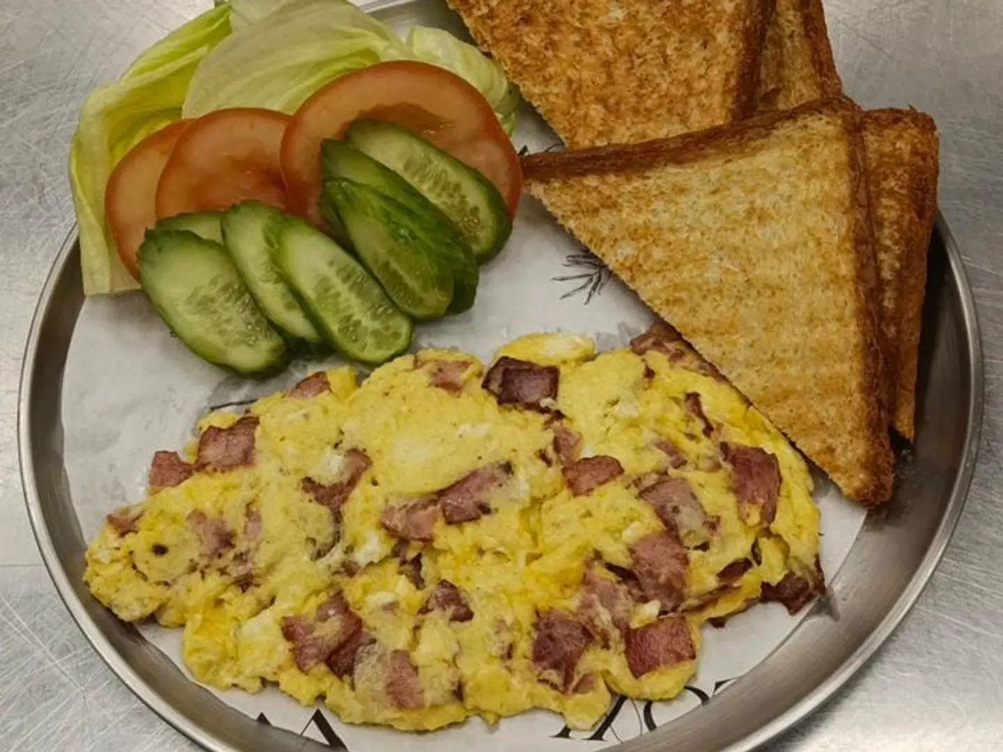 Bacon And Cheese Omelette