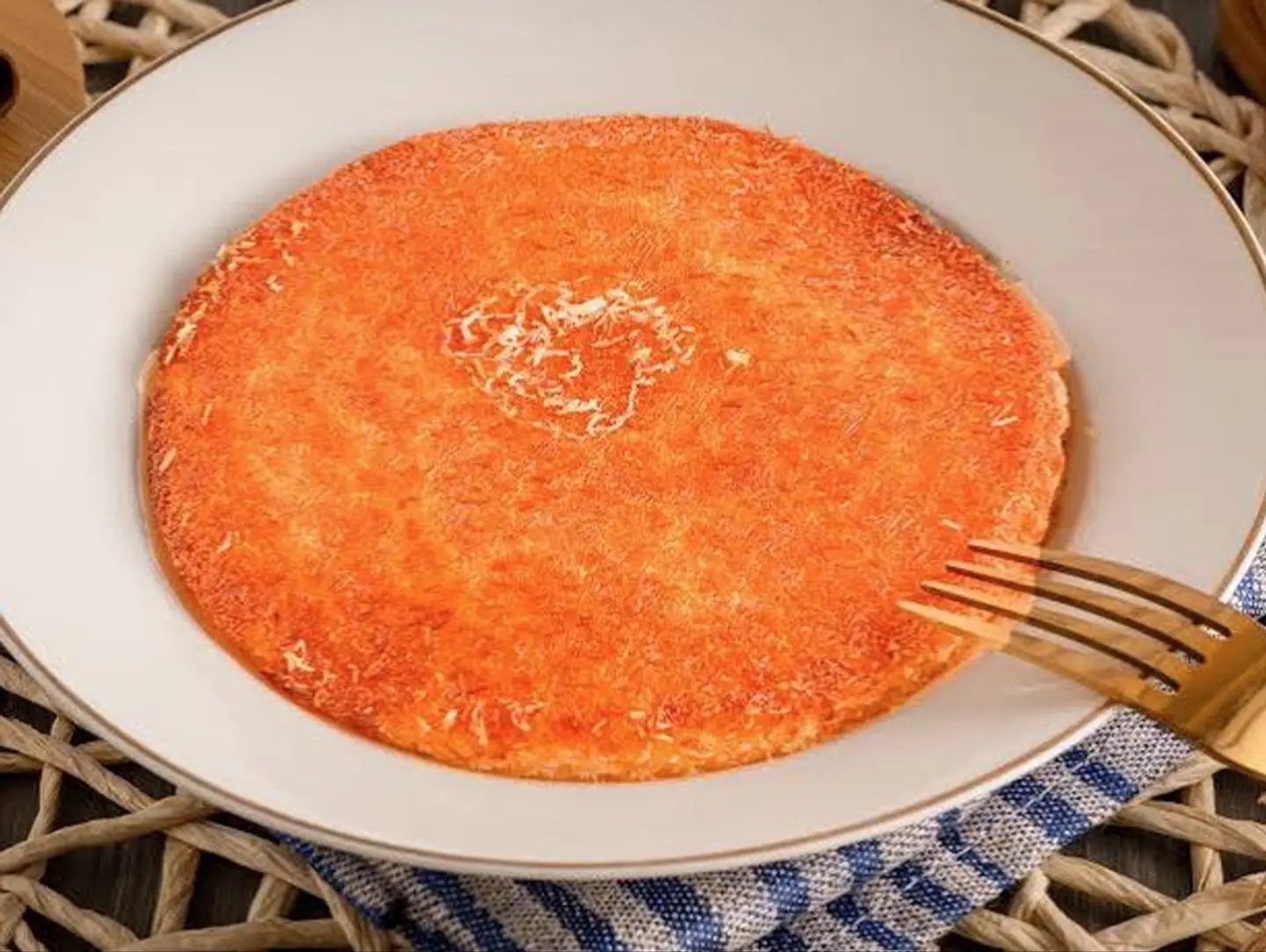 كنافة بالقشطة