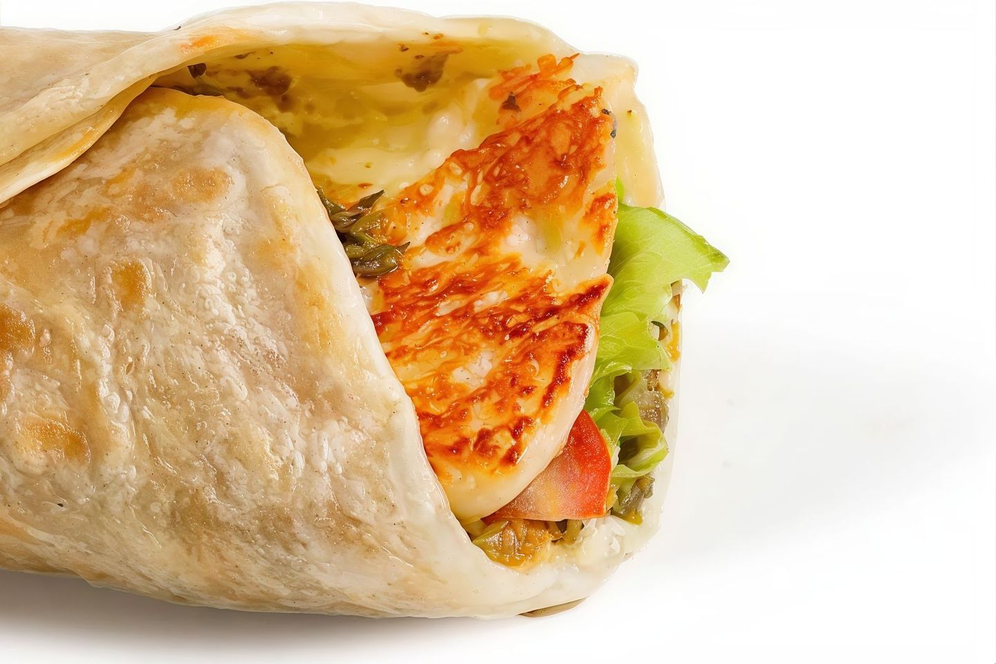 Halloumi And Egg Chapati