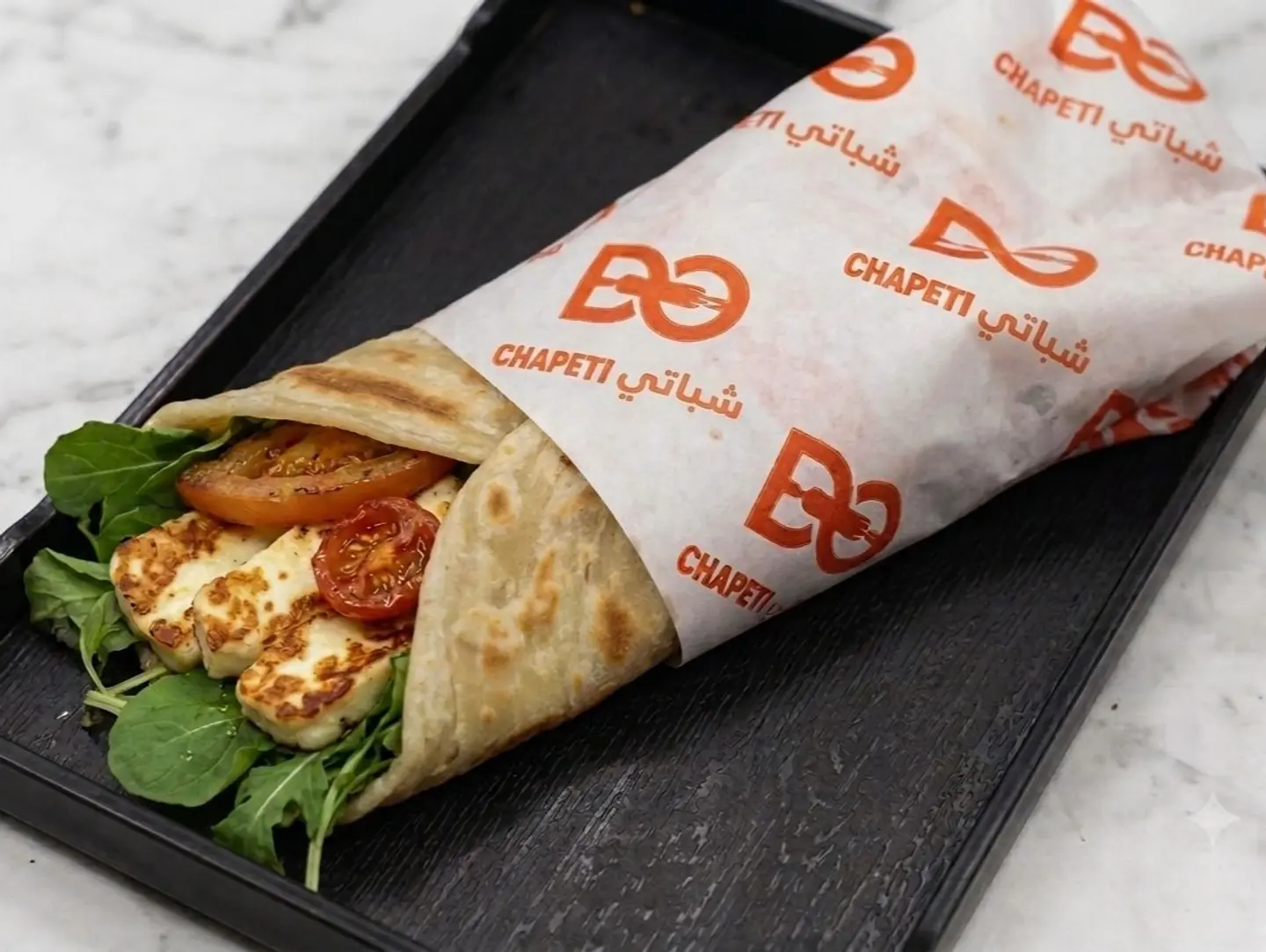 Chapati Halloumi And Zaatar