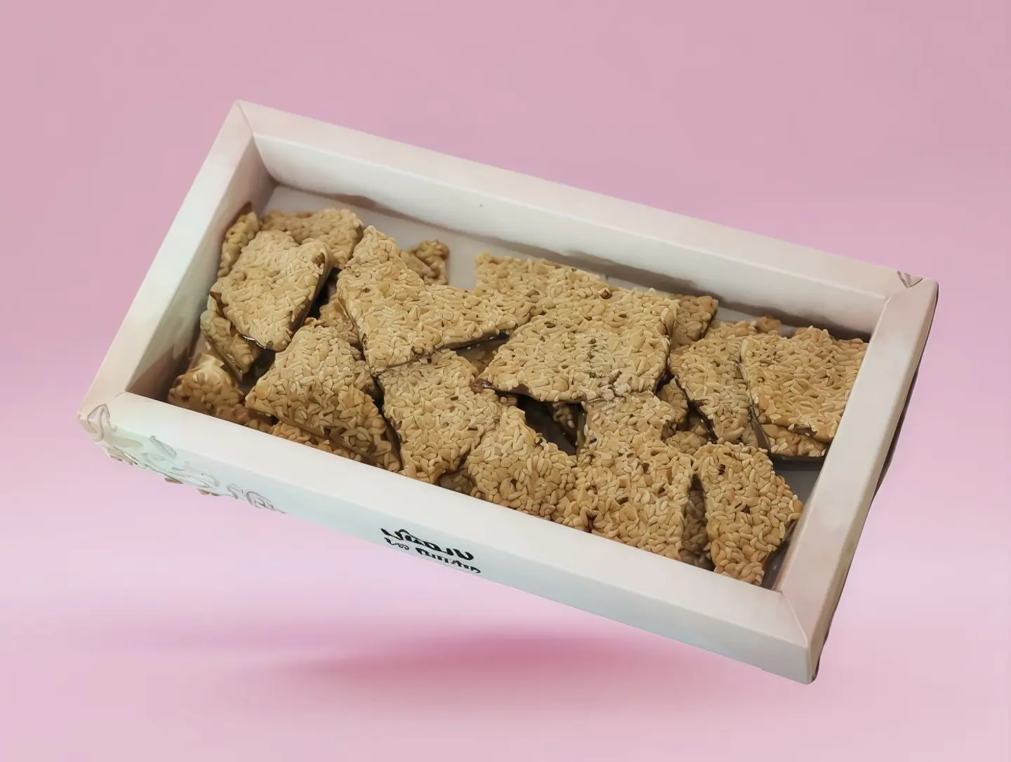 Chocolate Sesame Brittle