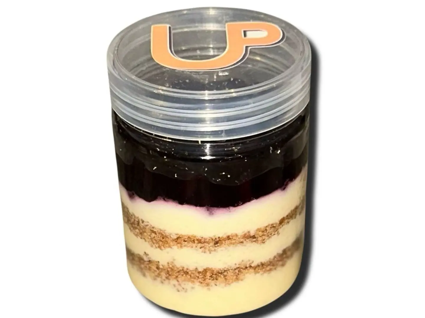 توت ازرق تشيز كيك كب