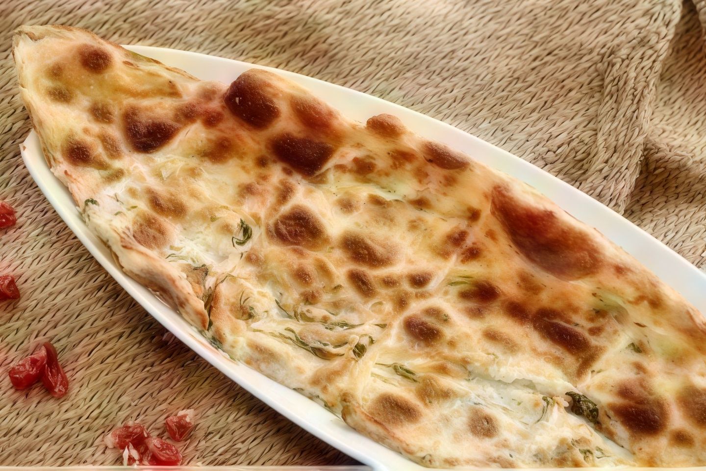 سبانخ و لبنة