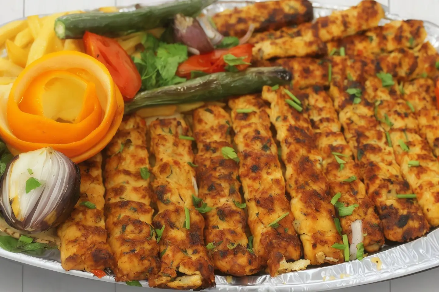 1 Kg Of Chicken Kebab