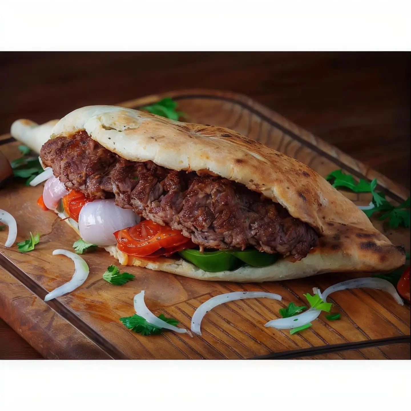 Iraqi Kebab Sandwich
