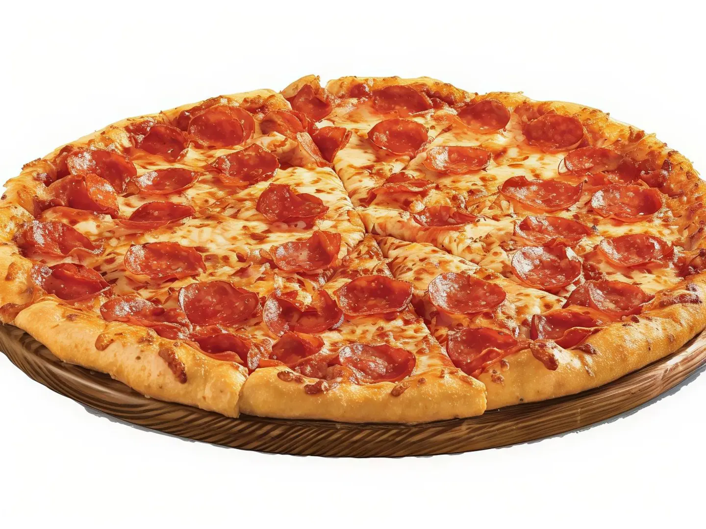 بيتزا قطع دجاج مع بيبروني (كبير)