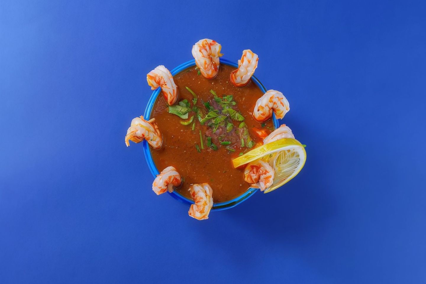 شوربة جمبري حمراء