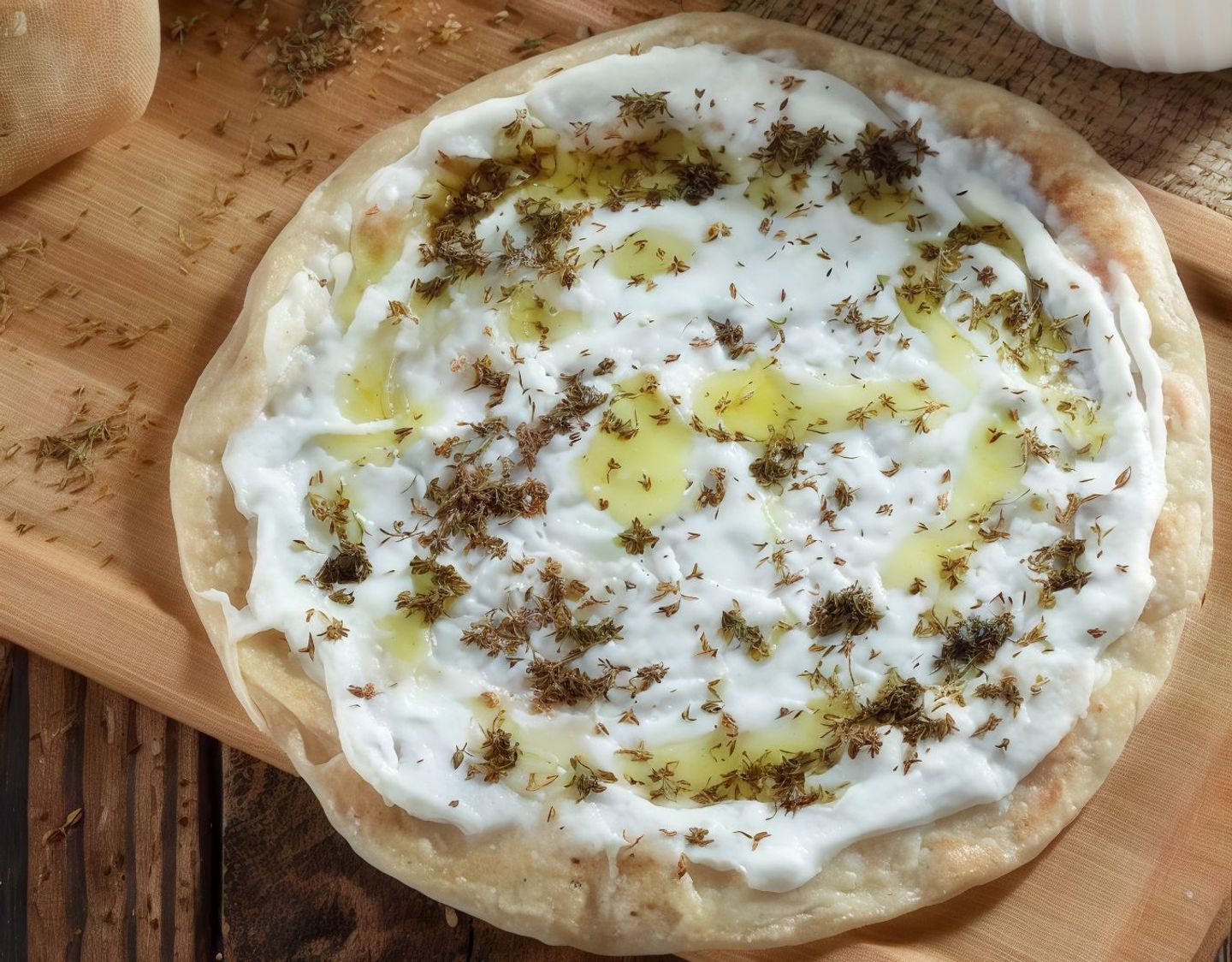 جباتي لبنة وزعتر