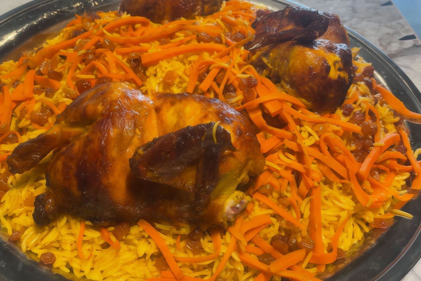 Full Chicken Grill Bukhari Rice