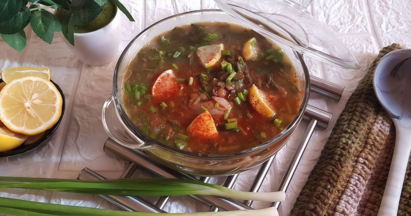 شوربة حارة وحامضة