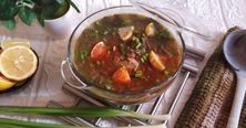 شوربة حارة وحامضة