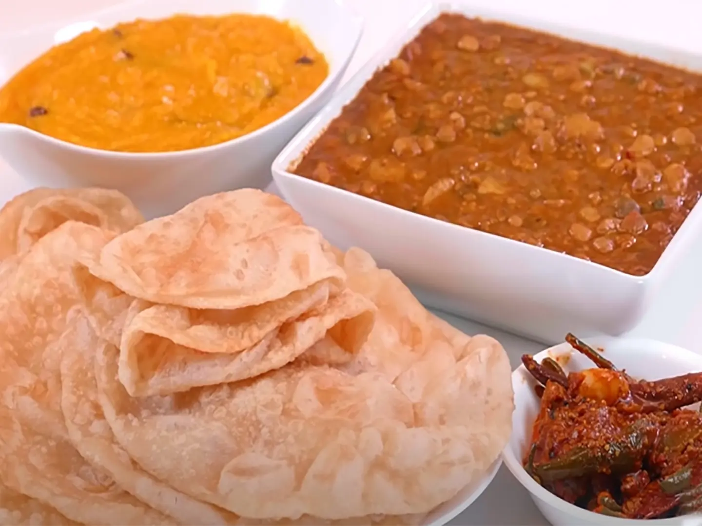 Halwa Puri Platter