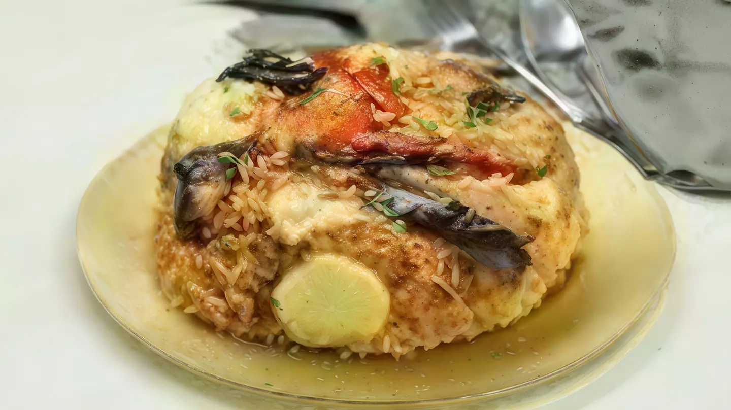 مقلوبه مع الرز