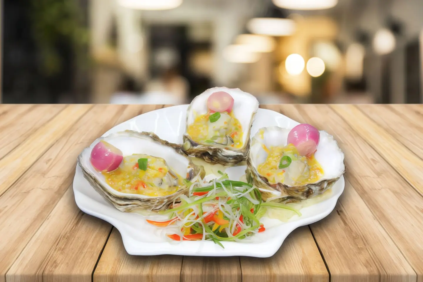 (Hubai Sauce Oyster (3pcs