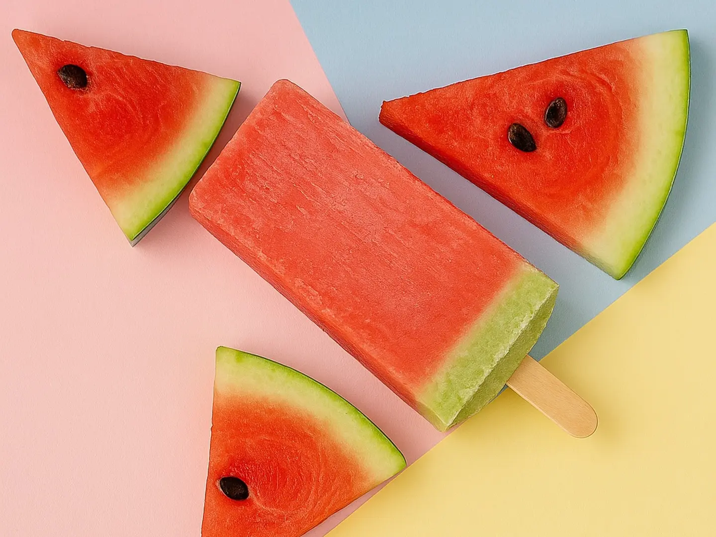 Watermelon Popsicle Ice Cream