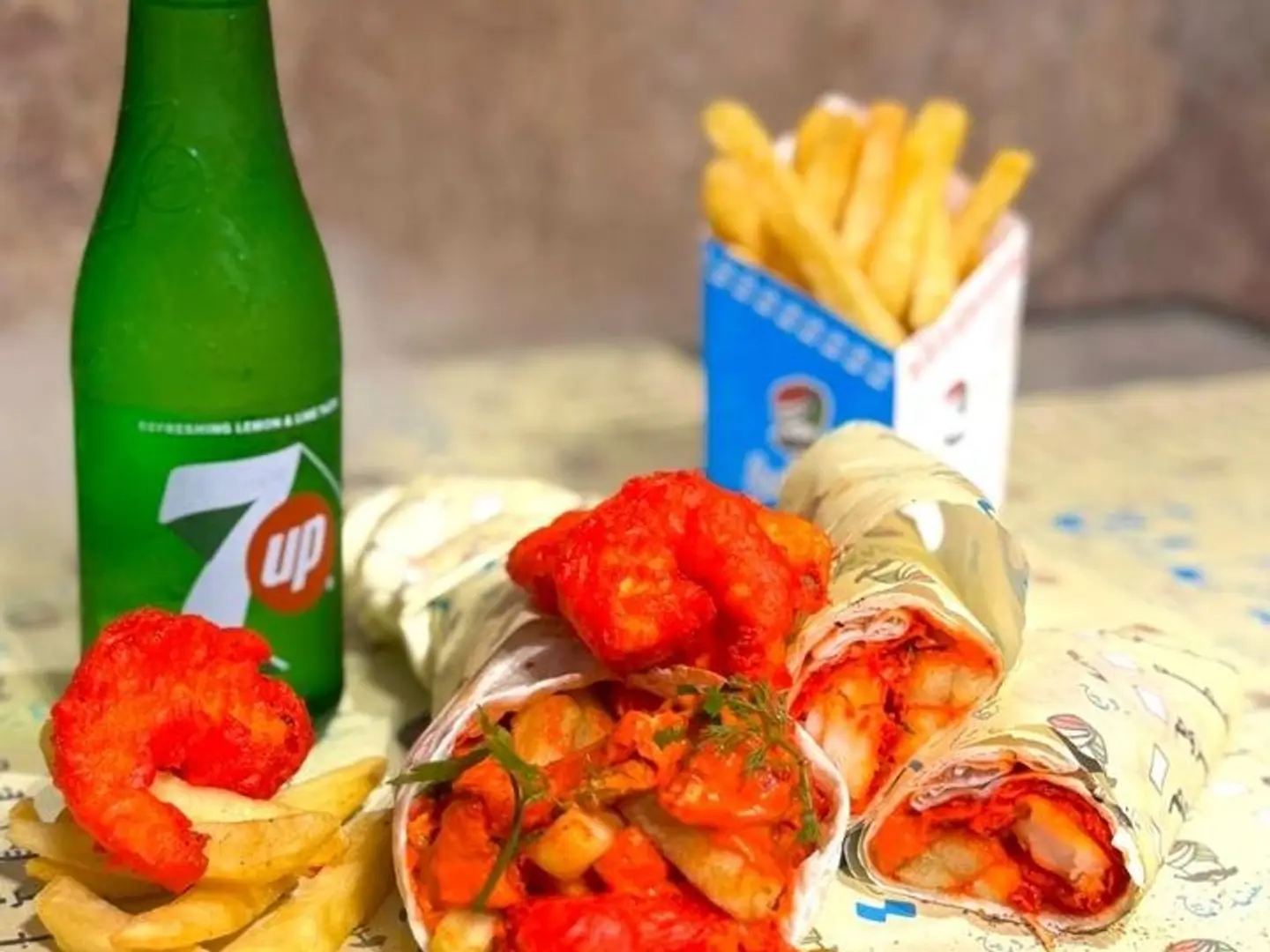 Sandwich Shrimp Meal