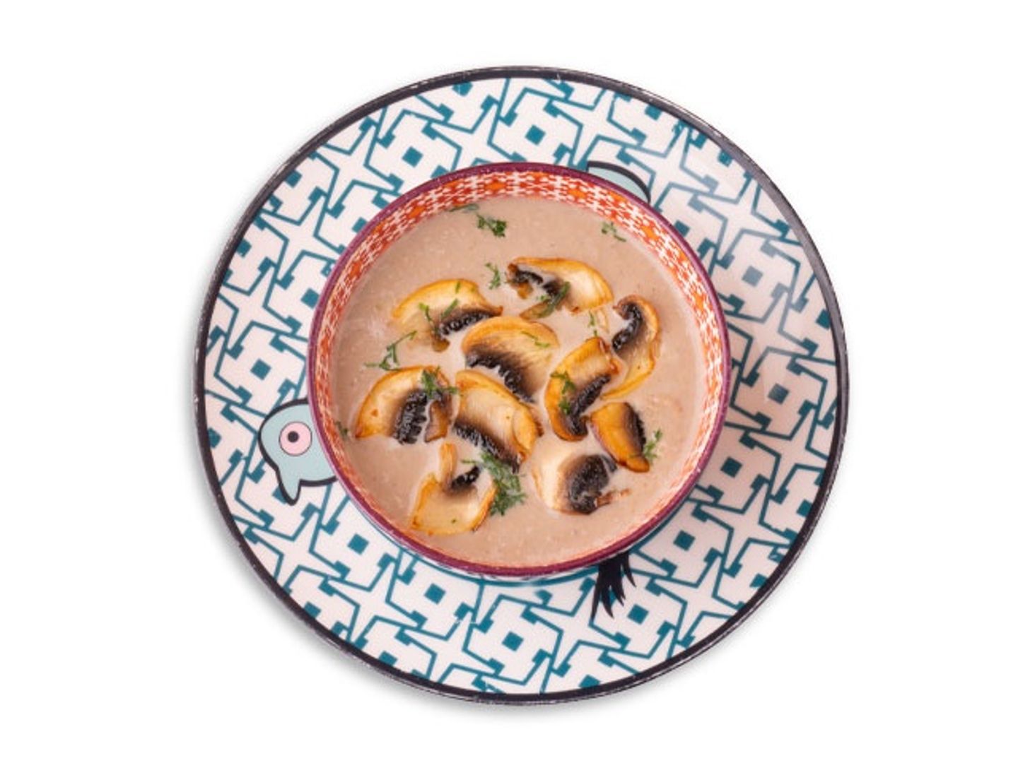 شوربة فطر صحية