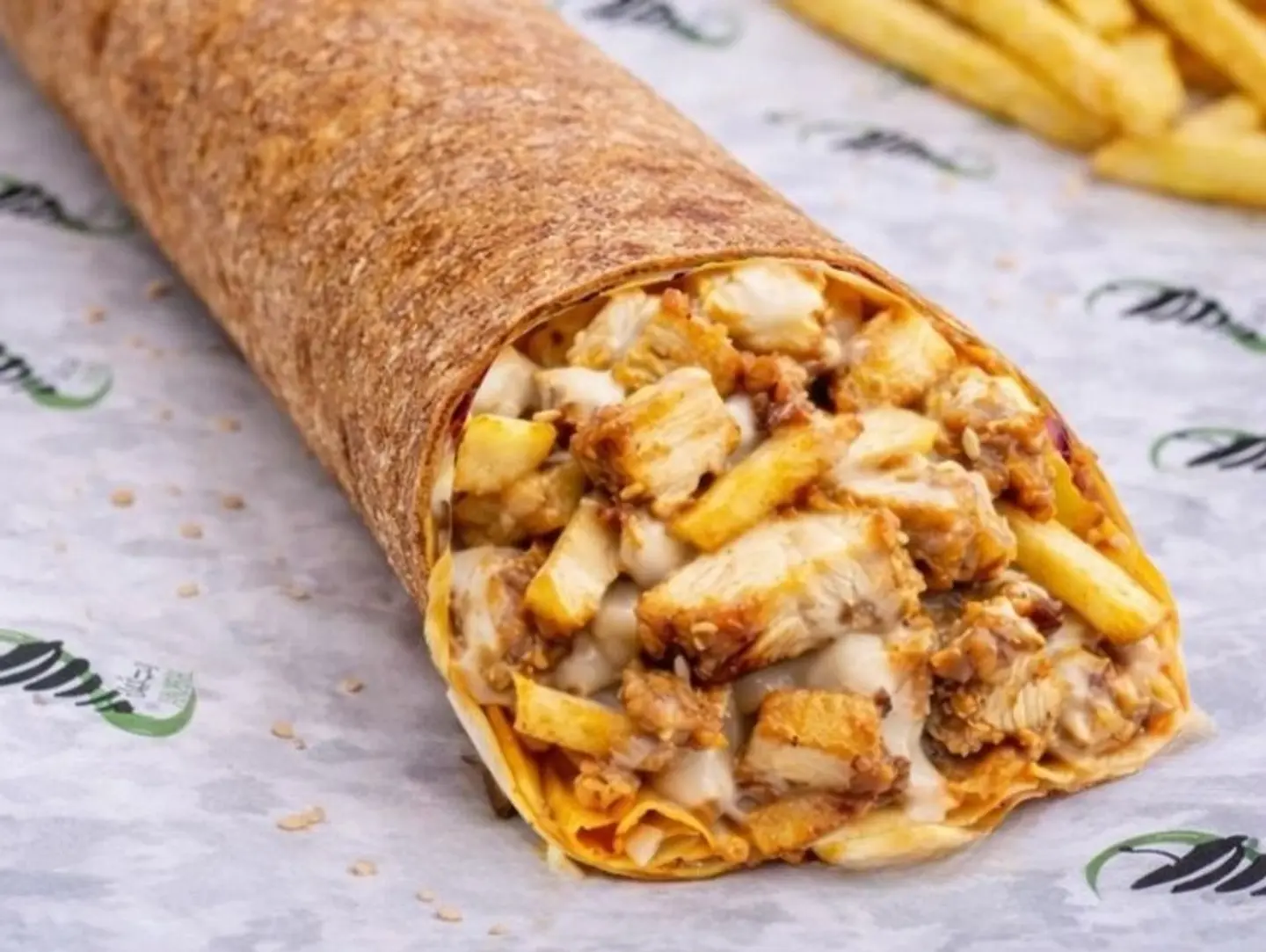 شاورما دجاج صاروخ بر