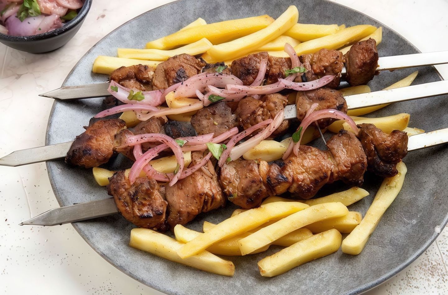Meat Awsal 3 Skewers