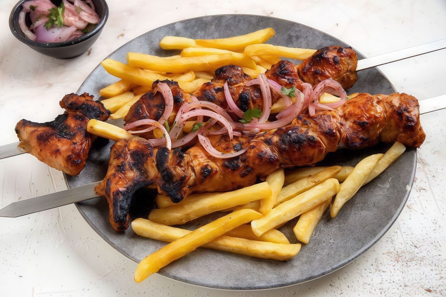 Chicken Awsal 3 Skewers