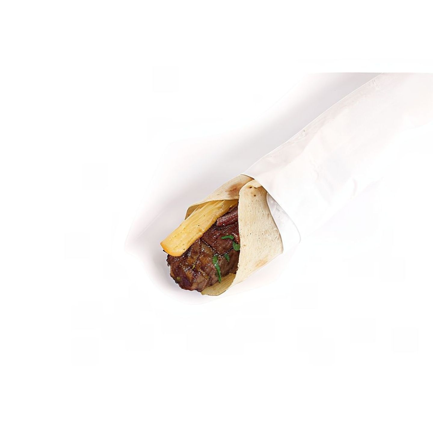 Two Skewers Of Meat Kebab Sandwich With Cheese
