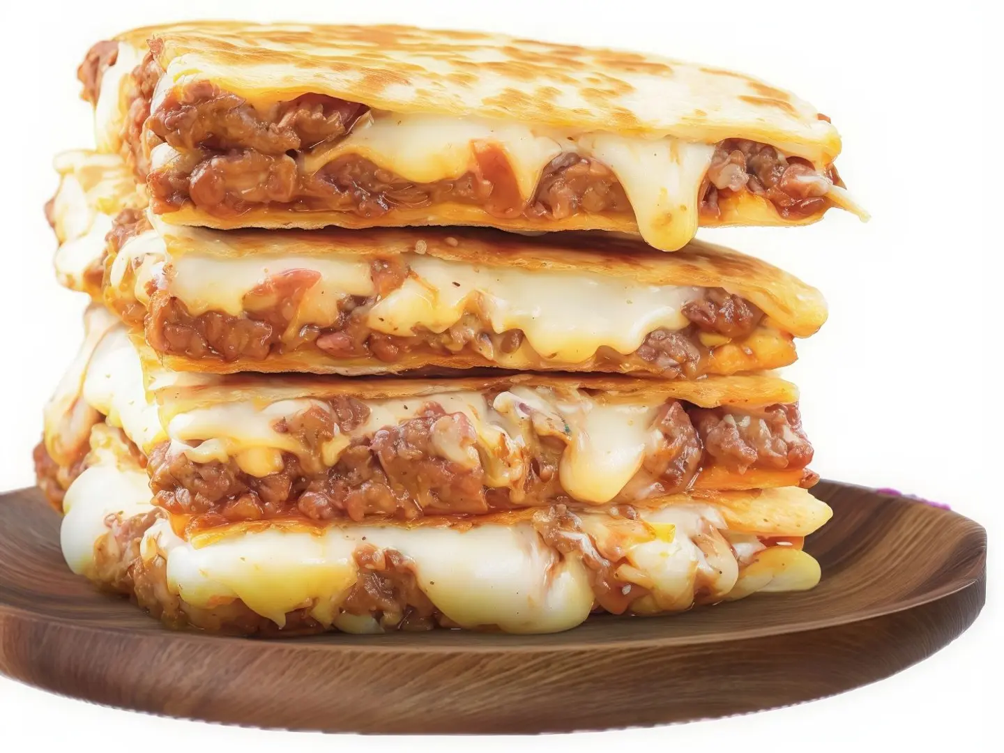 باراثا لحم مفروم بالجبنة