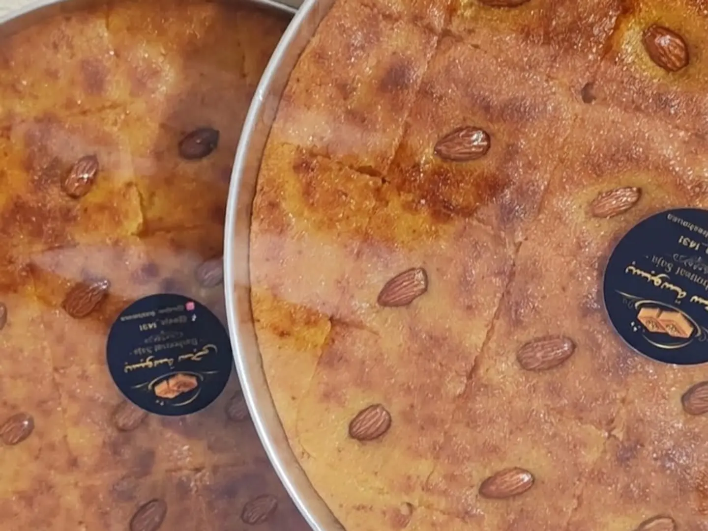 Saji's Almond Basbousa