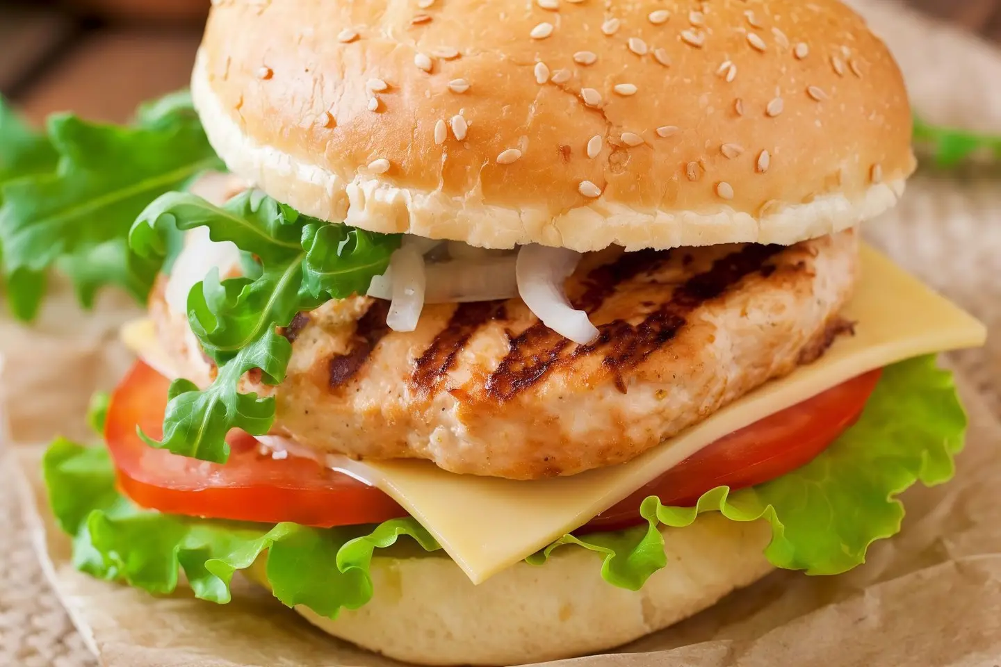 Grilled Chicken Burger - Single