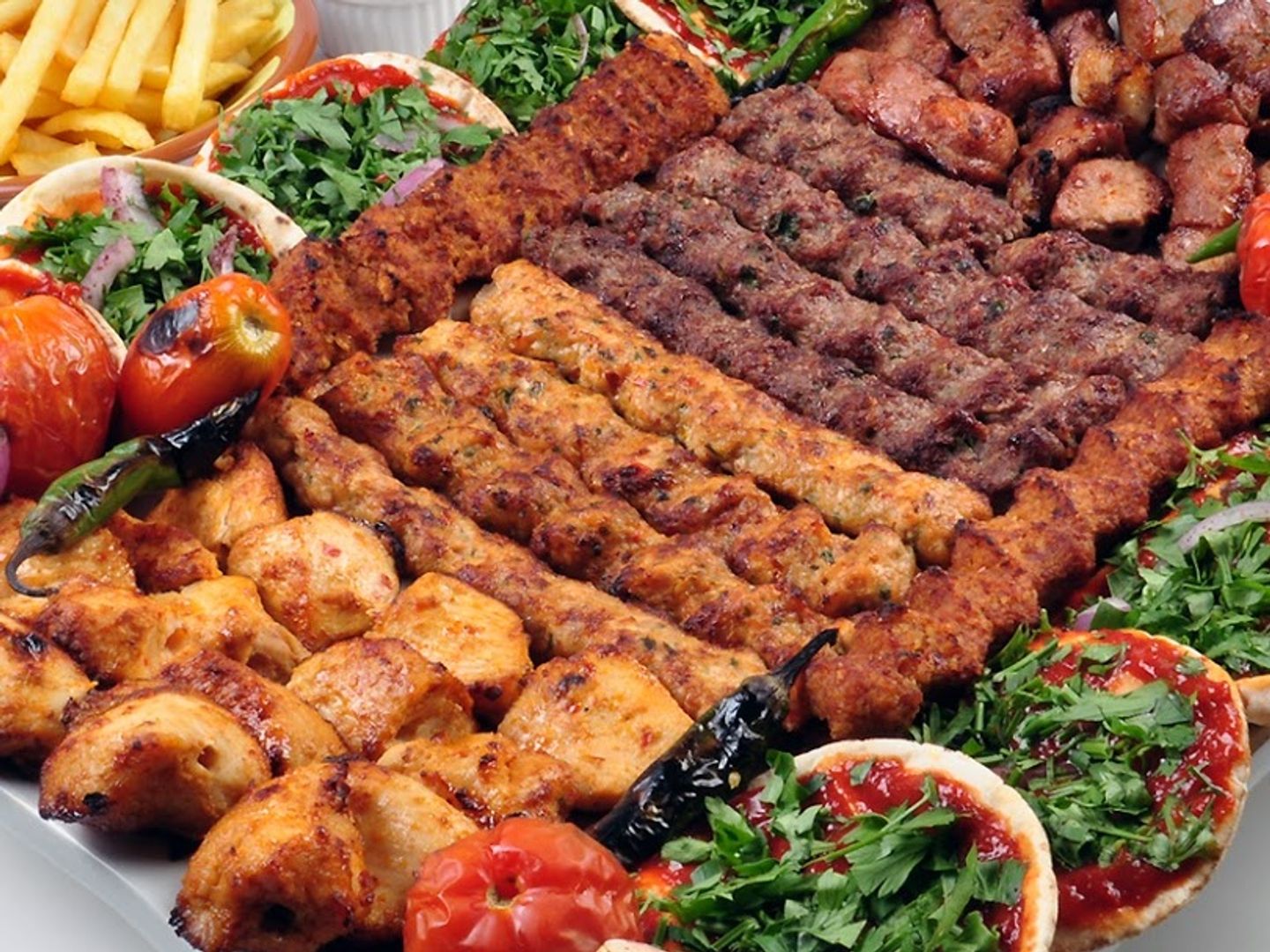 صحن مشاوي مشكل