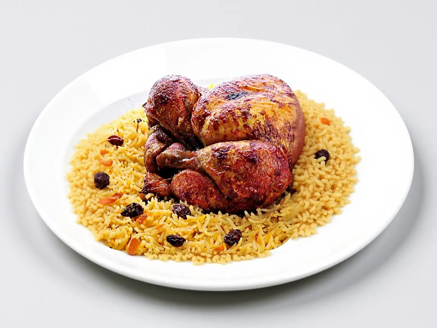 حبة دجاج شواية مع الارز
