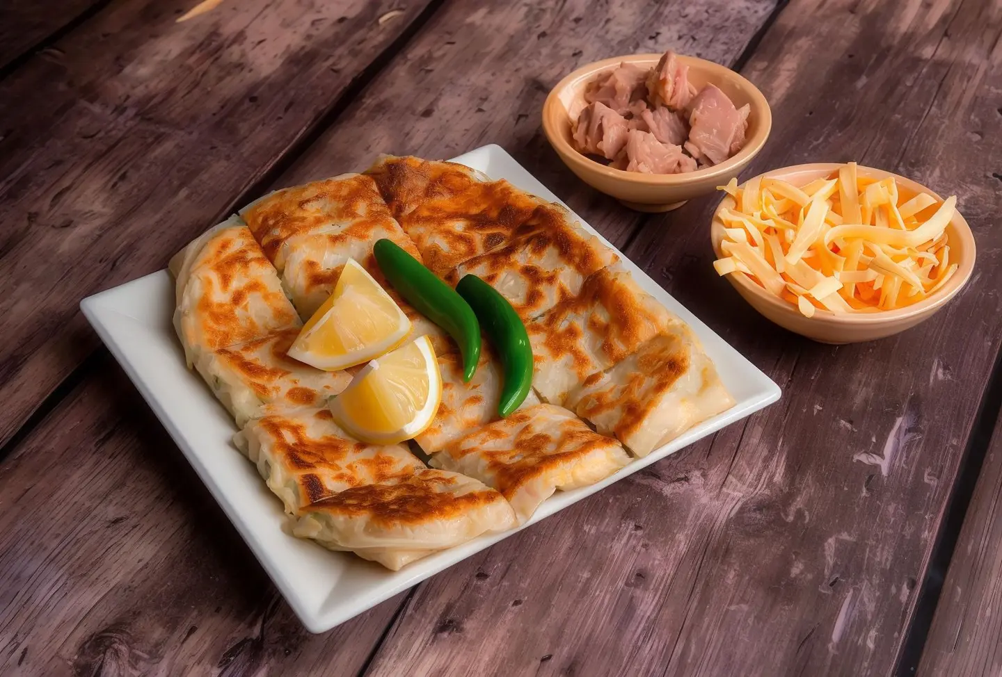 مطبق تونا مع شيدر