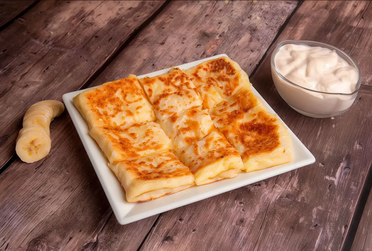 مطبق حلومع موز