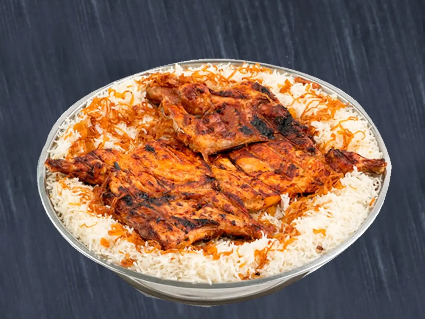 حبة على الفحم مع الأرز