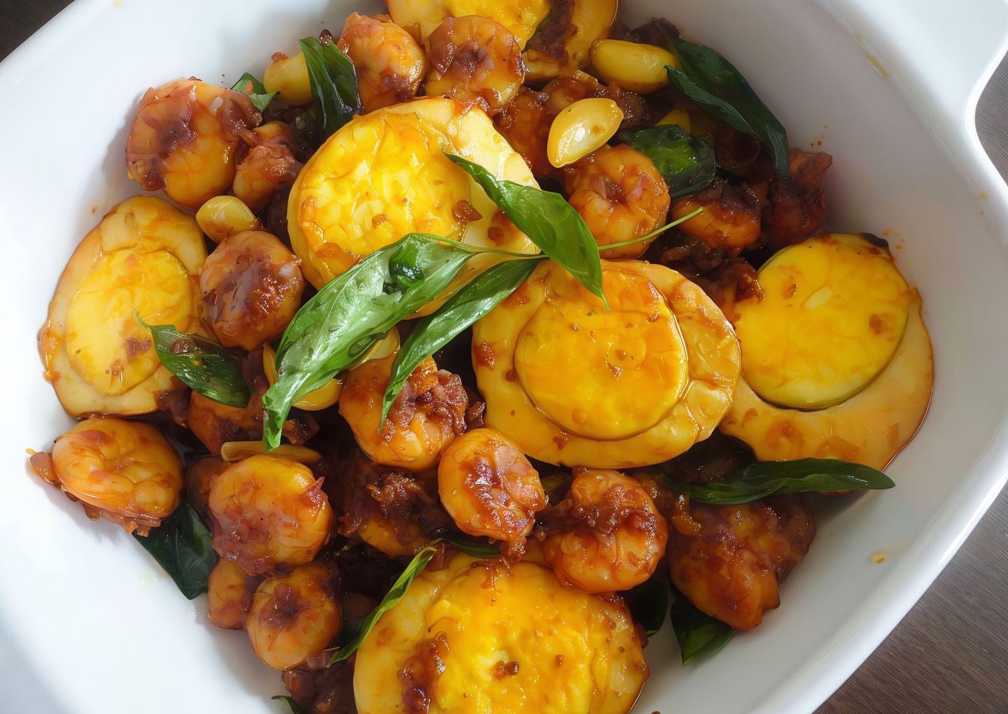 Prawn Egg Fry
