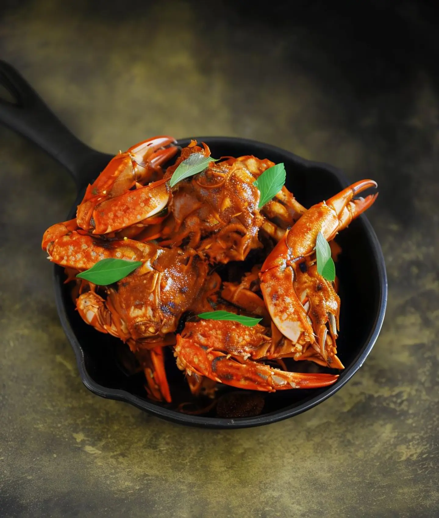 شواء السلطعون