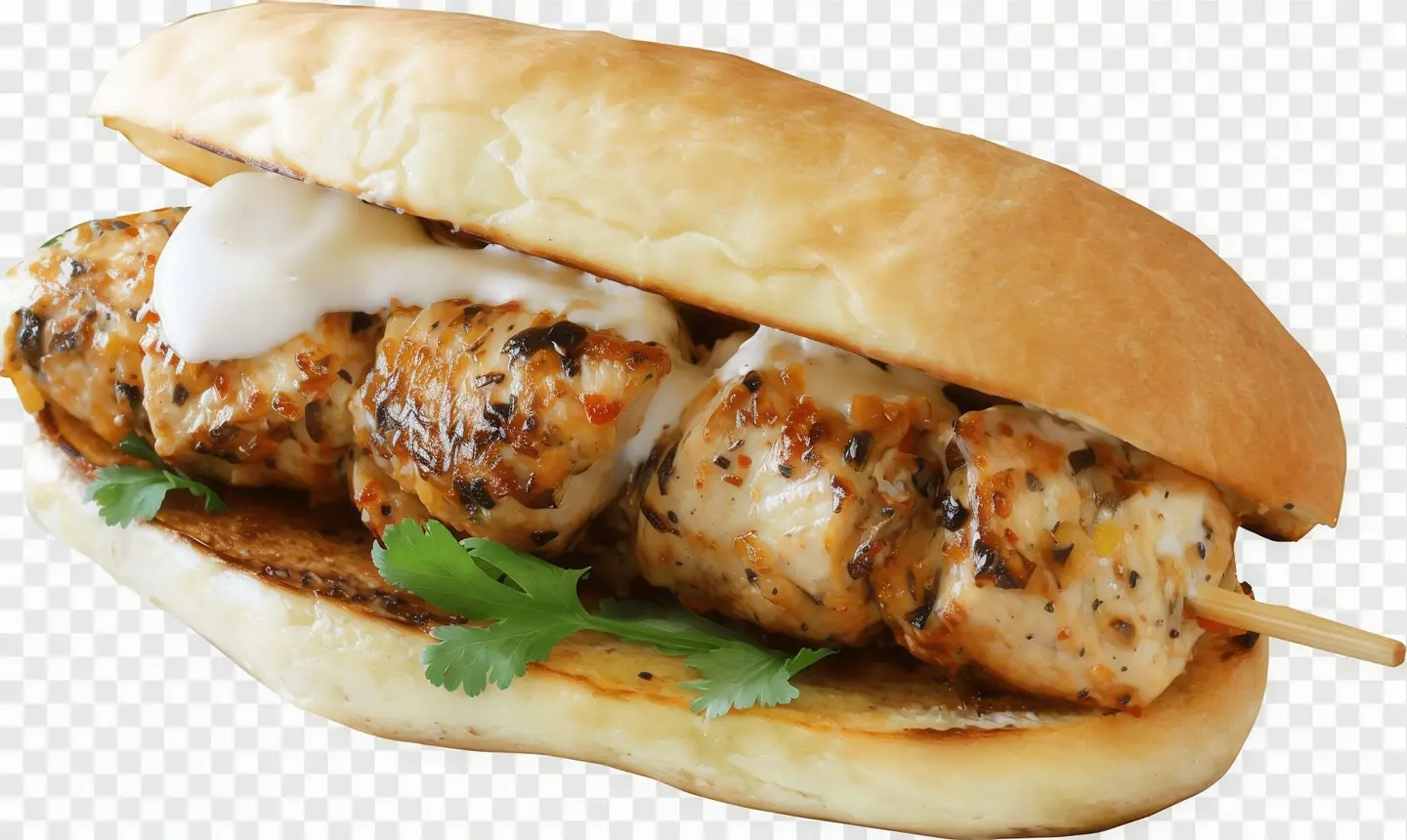 كباب دجاج جامبو - ساندوتش