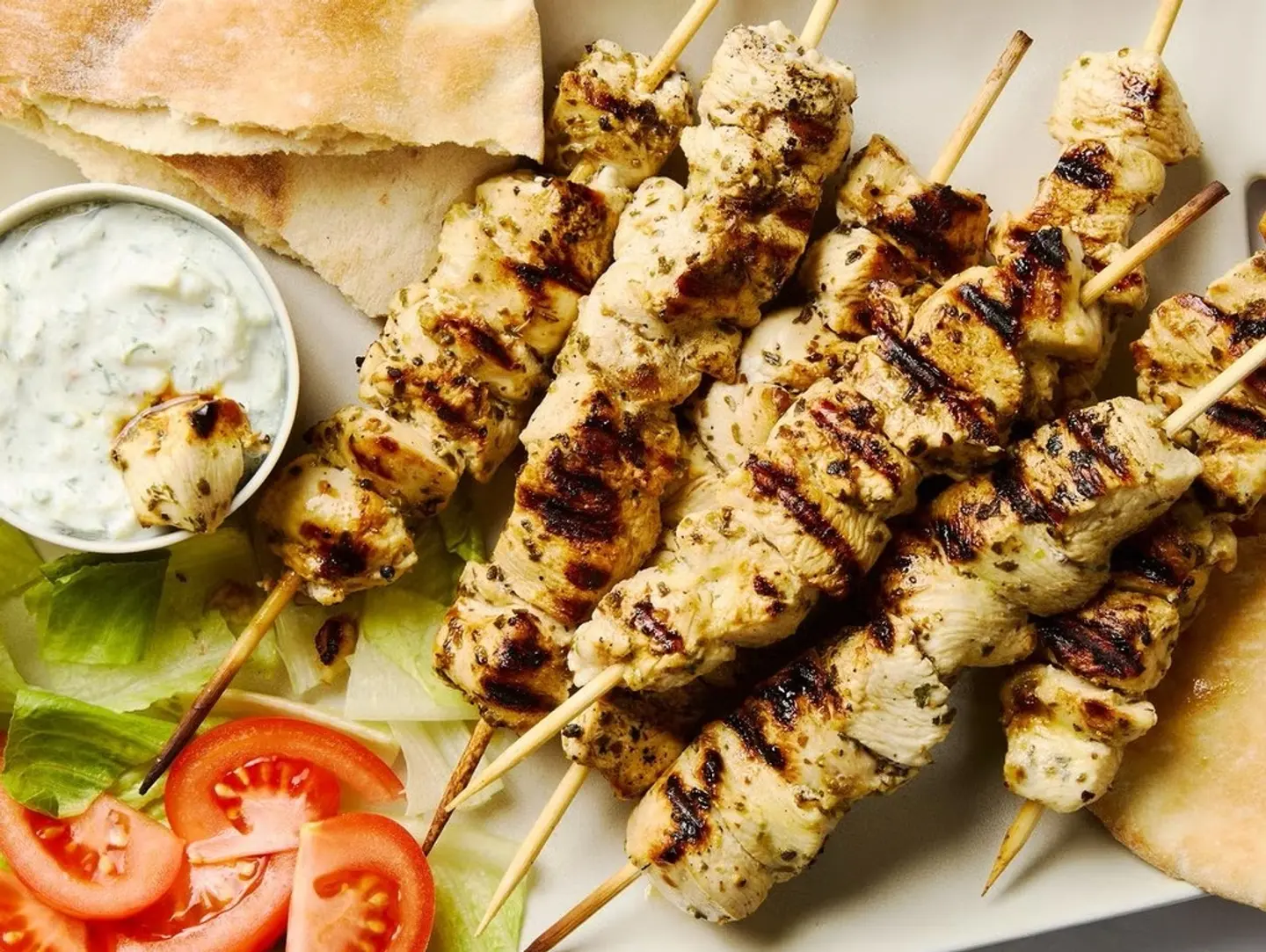 Bbq Chicken Souvlaki
