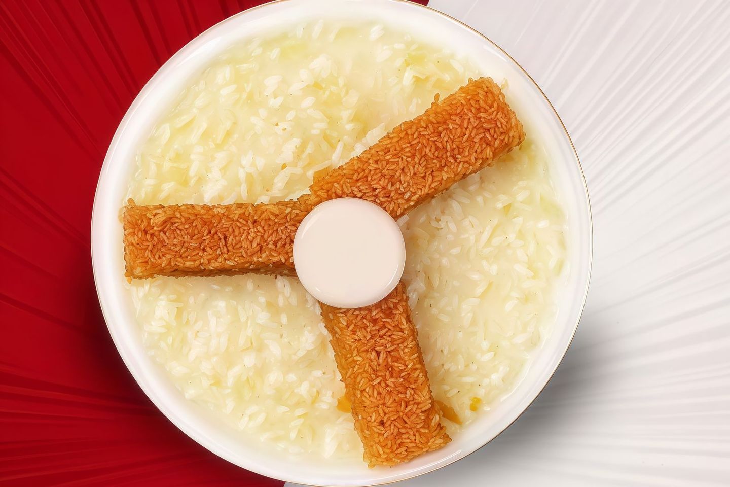 أرز بالحليب بسبوسه