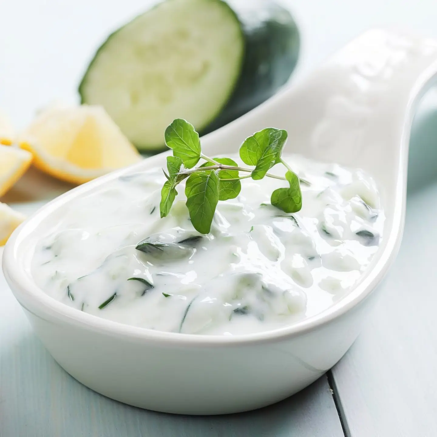 Cucumber Laban Salad