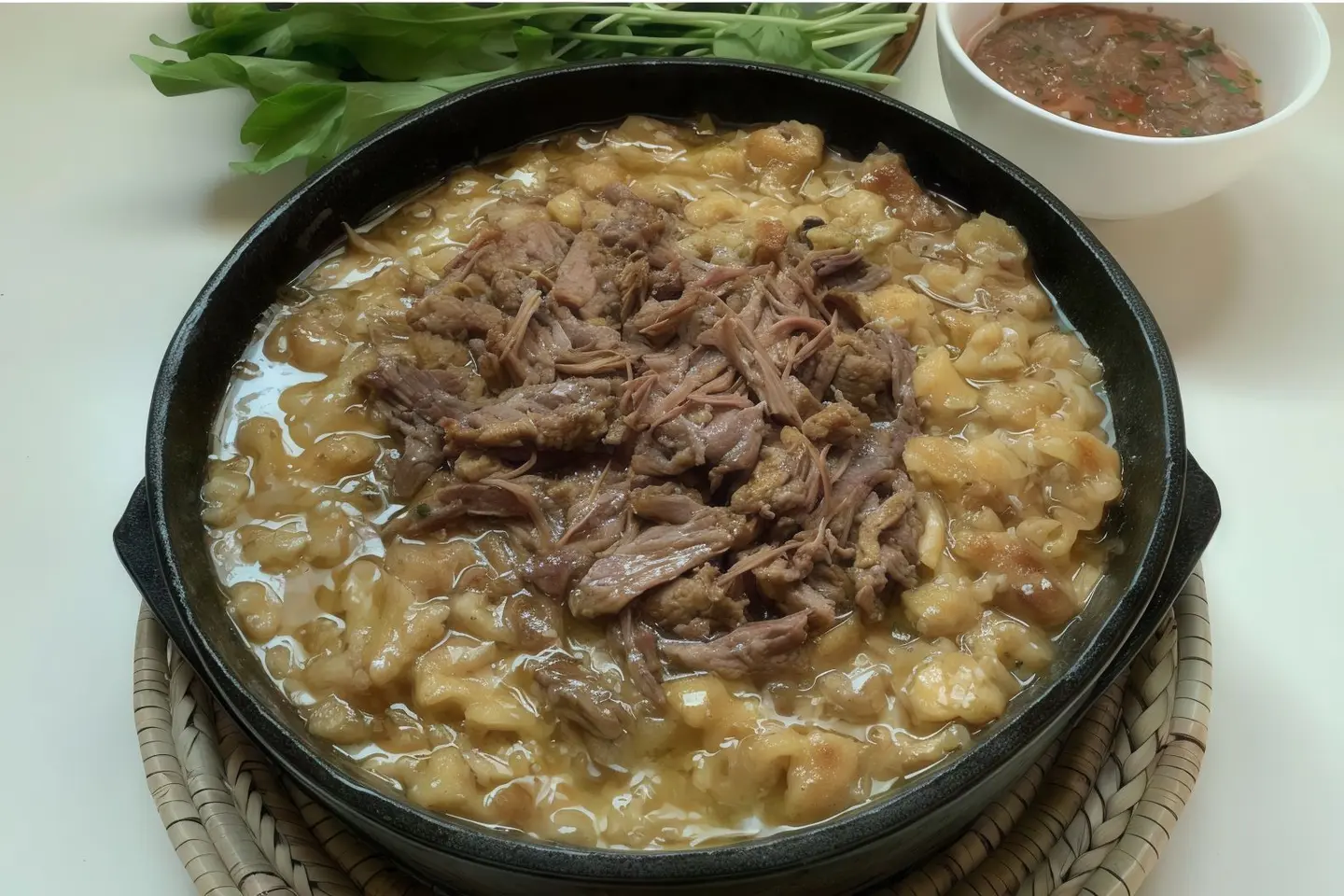 Fattah Broth With Meat