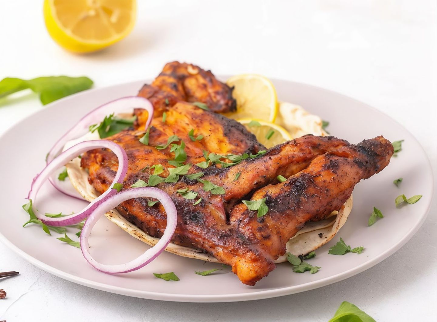 Half Plain Charcoal Chicken